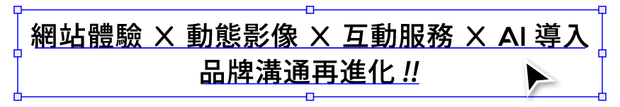 網站體驗⨉動態影像⨉互動服務⨉AI 導入，品牌溝通再進化！